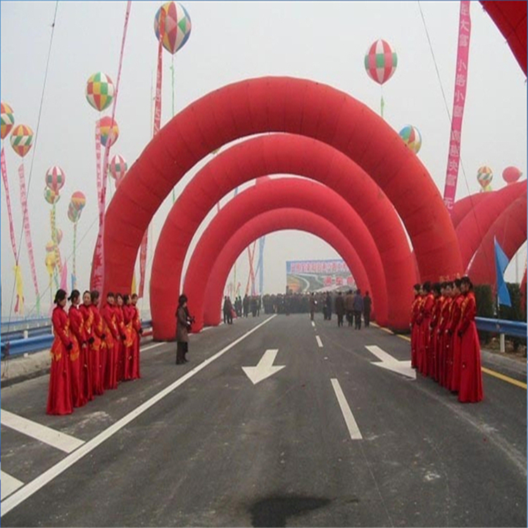 荆门商场开业纯红拱门